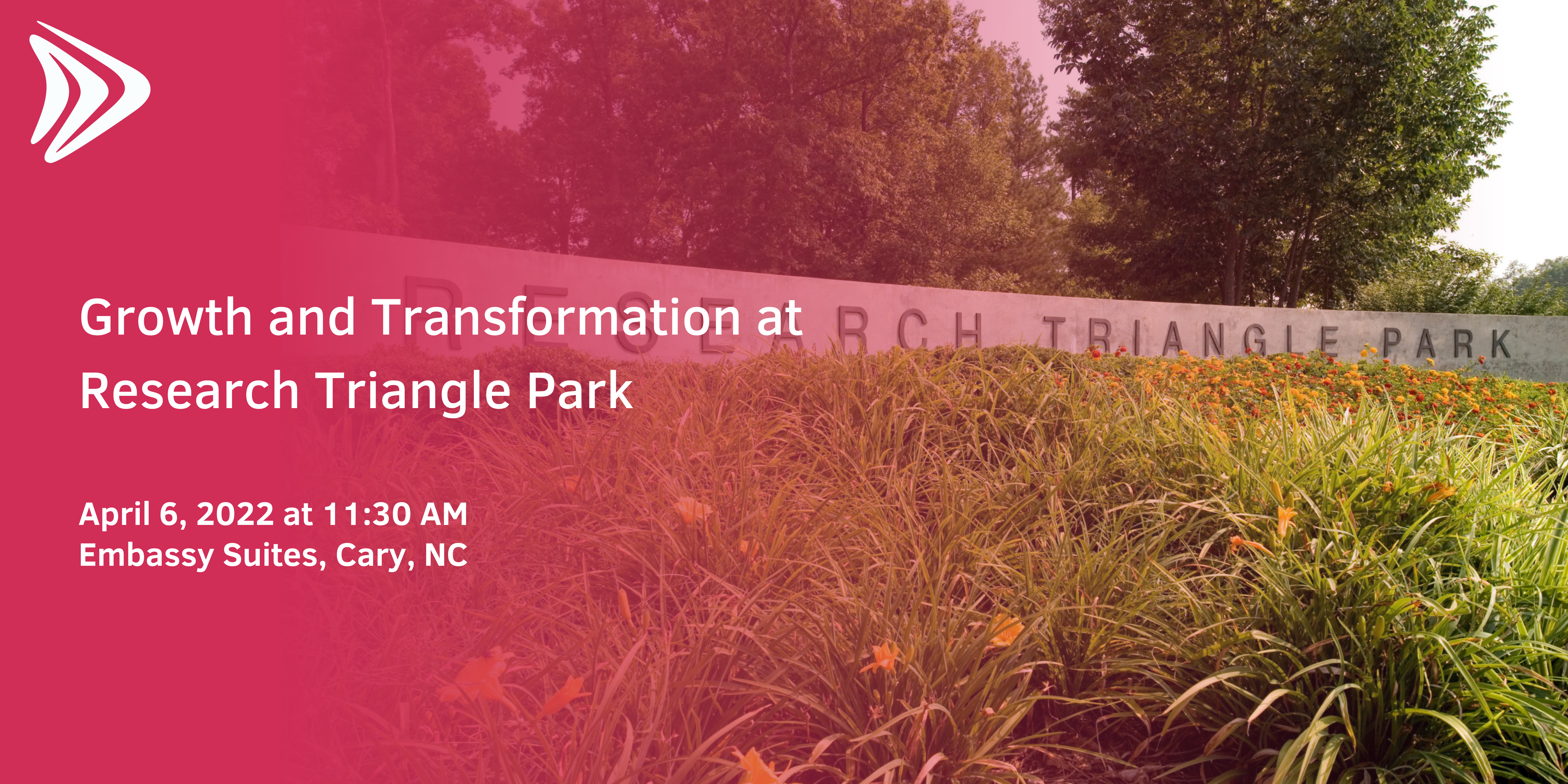 Upcoming Event: Growth and Transformation at Research Triangle Park